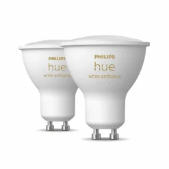 PHILIPS HUE WHITE AMBIANCE ÄLYLAMPPU 4.3W GU10 2KPL 250L 2200-