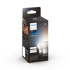 PHILIPS HUE WHITE AMBIANCE ÄLYLAMPPU 4.3W GU10 2KPL 250L 2200-