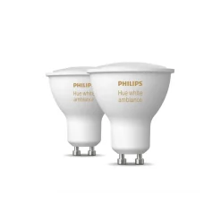 PHILIPS HUE WHITE AMBIANCE ÄLYLAMPPU 4.3W GU10 2KPL 250L 2200-