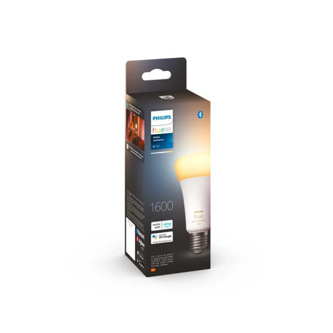 PHILIPS HUE WHITE AMBIANCE ÄLYLAMPPU 13W A67 E27 1200L 2200-65
