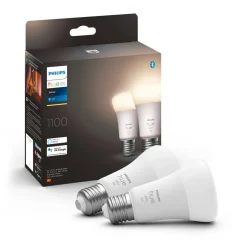 PHILIPS HUE WHITE ÄLYLAMPPU 9.5W A60 E27 2KPL 1055L 2700K
