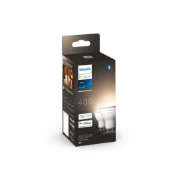 PHILIPS HUE WHITE ÄLYLAMPPU 5.2W GU10 2KPL 400L 2700K