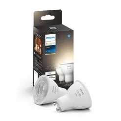 PHILIPS HUE WHITE ÄLYLAMPPU 5.2W GU10 2KPL 400L 2700K