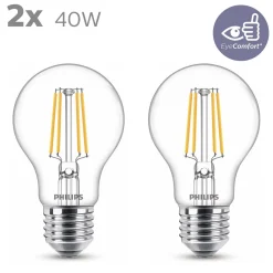PHILIPS LED-LAMPPU 40W A60 E27 KIRKAS 2KPL 470L 2700K