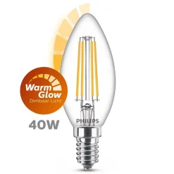 PHILIPS LED-LAMPPU 40W B35 E14 KIRKAS 470L 2200-2700K