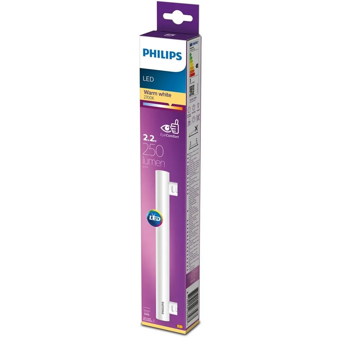 PHILIPS LED-PUTKI 2.2W S14S 2700K 300MM