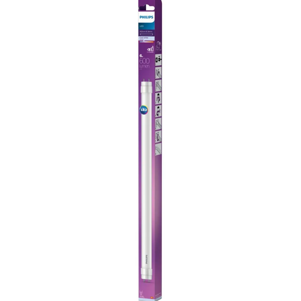 PHILIPS LED-PUTKI 6W T8 G13 4000K 450MM