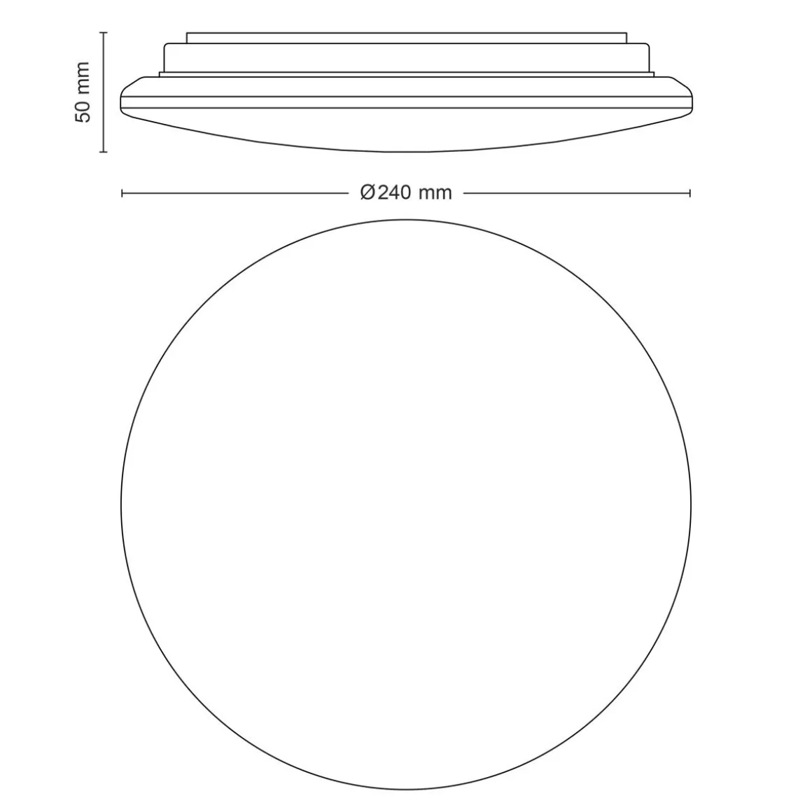 PHILIPS MOIRE KATTOVALAISIN 10W 2700K PYÖREÄ VALKOINEN
