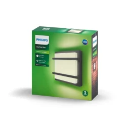 PHILIPS PETRONIA ULKOSEINÄVALAISIN ANTRASIITTI 12W IP44 2700K