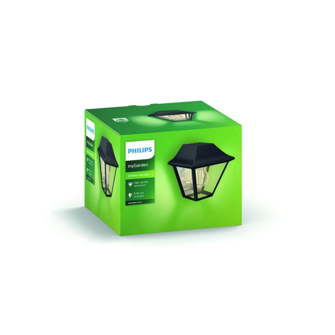 PHILIPS ALPENGLOW ULKOSEINÄVALAISIN MUSTA 42W 230V HI