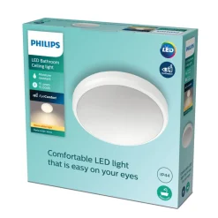 PHILIPS DORIS KATTOVALAISIN VALKOINEN 6W 27K IP44 600L 2700K