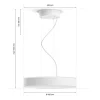 PHILIPS HUE ENRAVE RIIPPUVALAISIN 42,5CM 2200-6500K