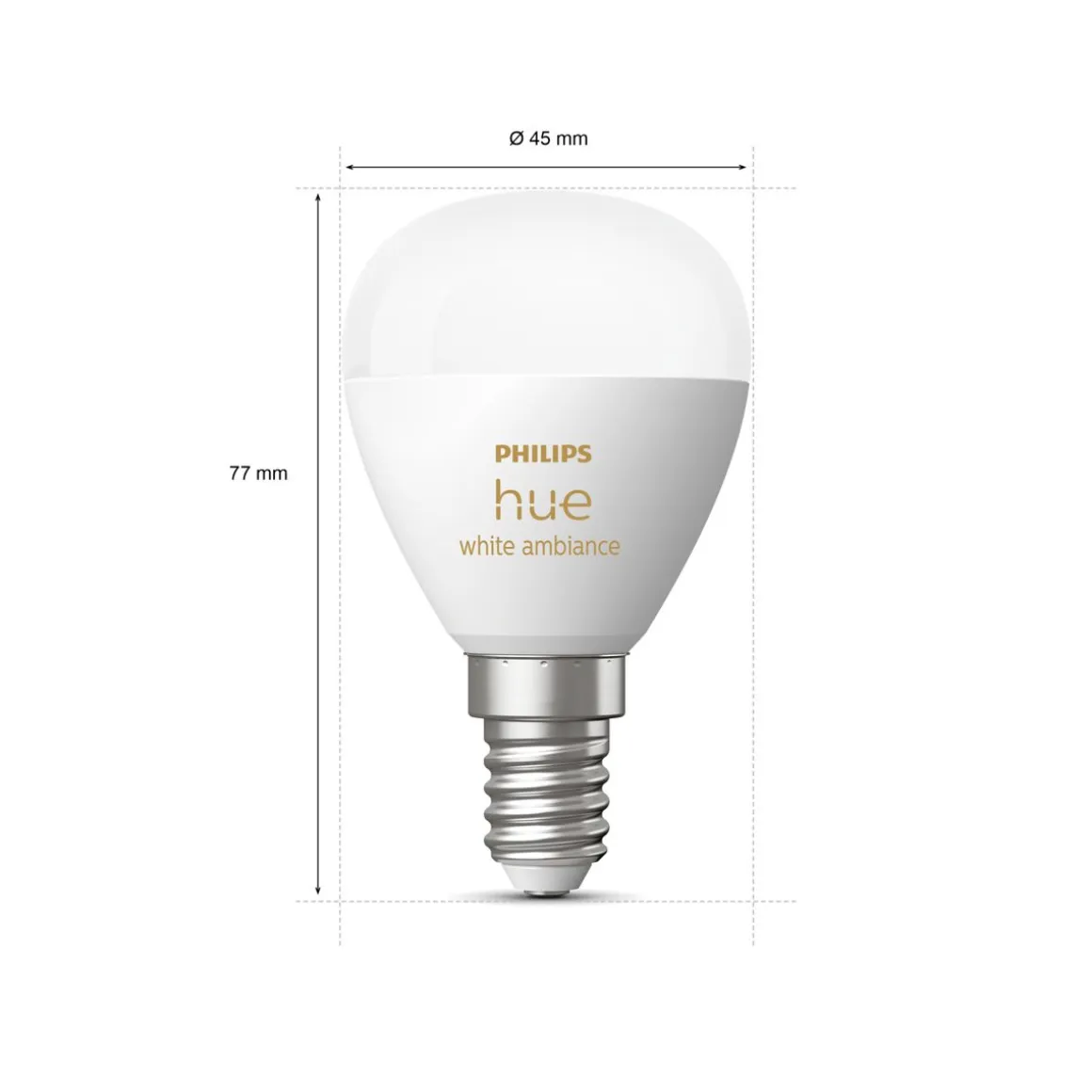 PHILIPS HUE ÄLYLAMPPU WHITE AMBIANCE 40W E14 2200-6500K
