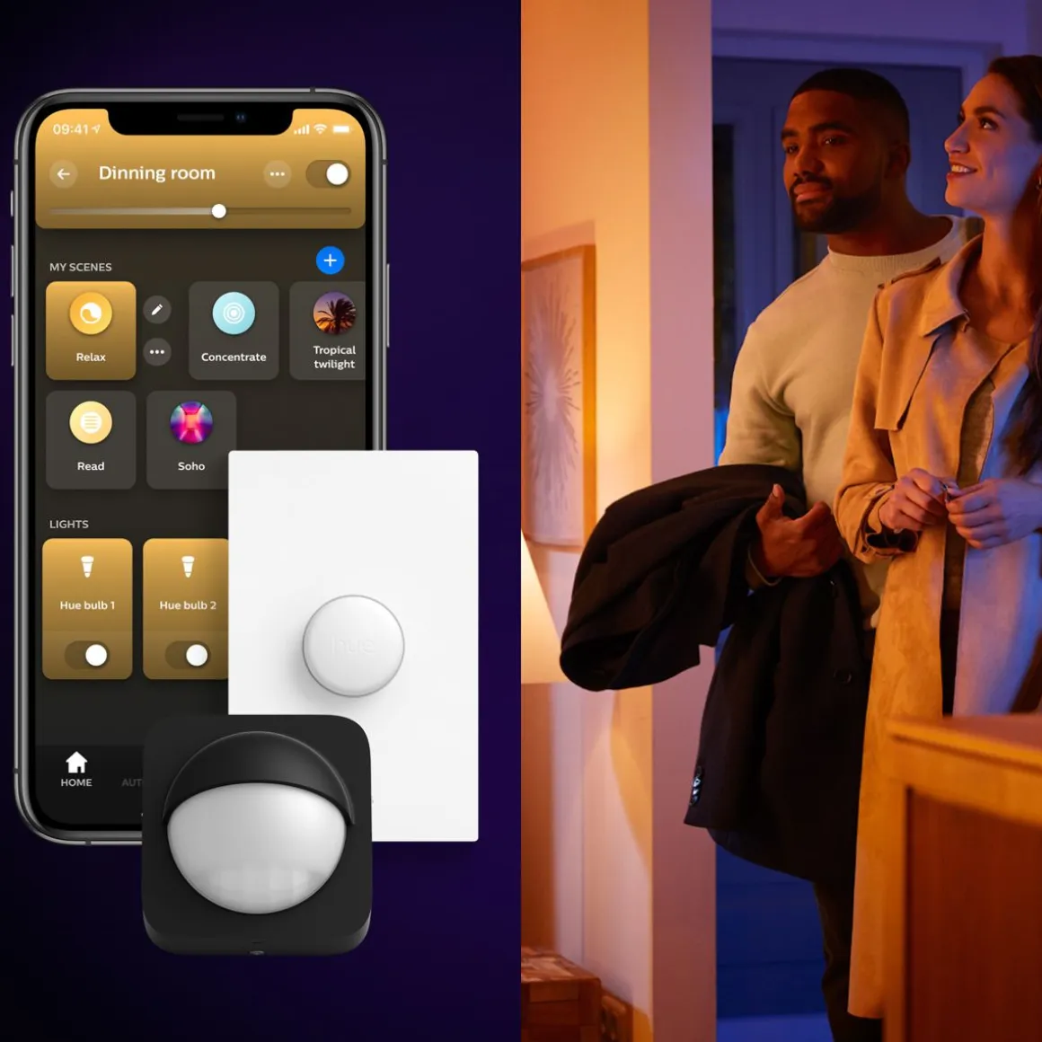 PHILIPS HUE WCA KOHDELAMPPU GU10