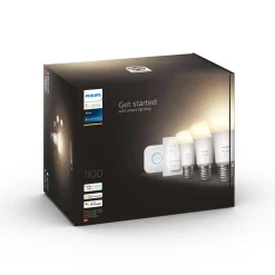 PHILIPS HUE WHITE ALOITUSPAKKAUS 9.5W A60 E27 3-SET 1055L 2700K