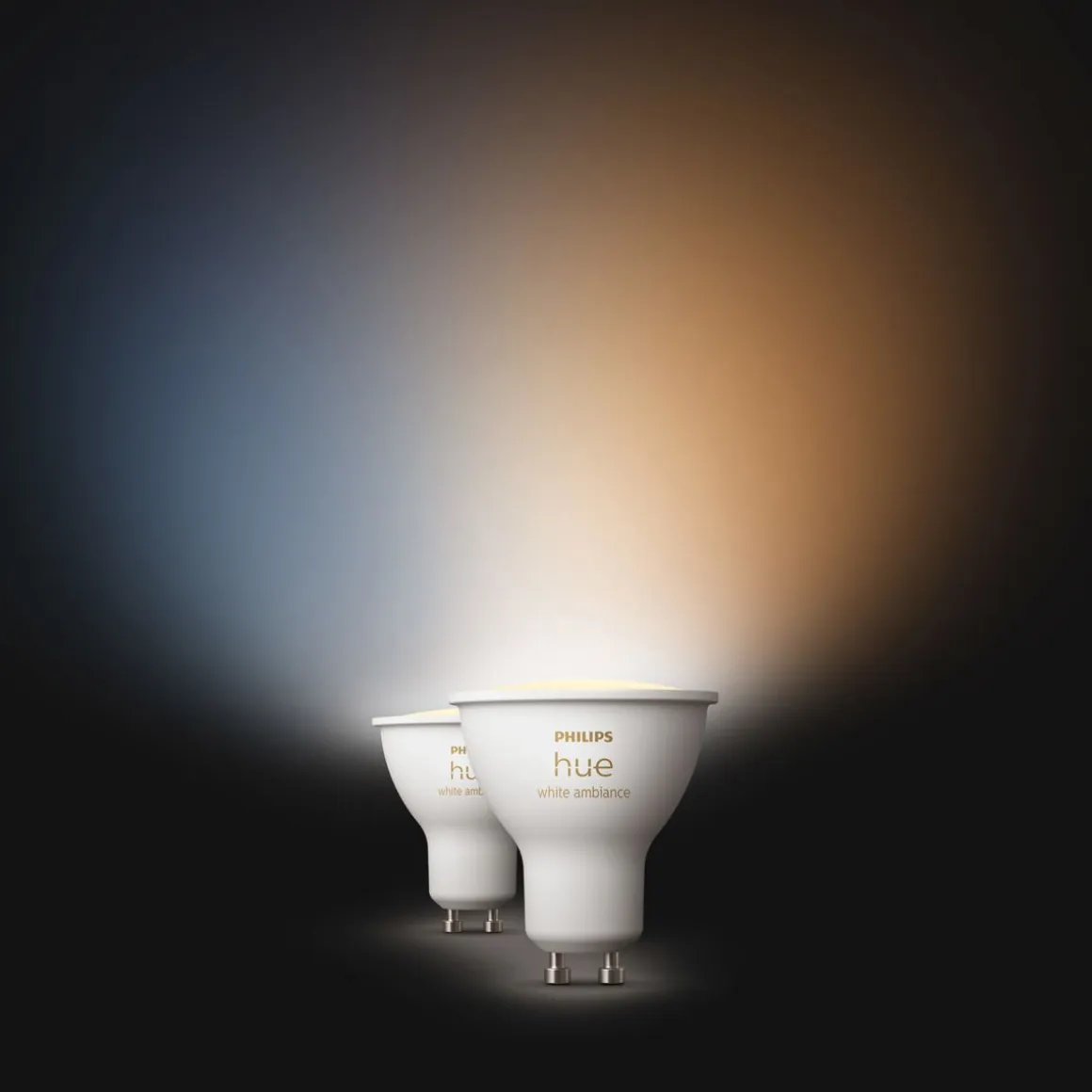 PHILIPS HUE WHITE AMBIANCE ÄLYLAMPPU 4.3W GU10 2KPL 250L 2200-