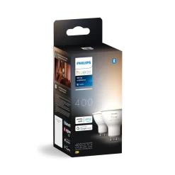 PHILIPS HUE WHITE AMBIANCE ÄLYLAMPPU 4.3W GU10 2KPL 250L 2200-