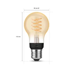 PHILIPS HUE WHITE ÄLYLAMPPU FILAMENT 7,2W A60 E27 550L 2100K