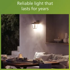 PHILIPS KINNO ULKOSEINÄVALAISIN MAX 25W E27 MUSTA
