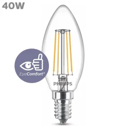 PHILIPS LED-LAMPPU 40W B35 E14 KIRKAS 470L 2700K
