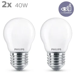 PHILIPS LED-LAMPPU 40W P45 E27 HUURRE 2KPL 470L 2700K