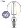 PHILIPS LED-LAMPPU 25W P45 E14 KIRKAS 250L 2700K
