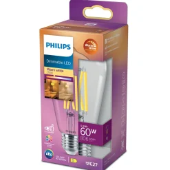 PHILIPS LED LAMPPU 60W ST64 E27 KIRKAS 806L 2200-2700K