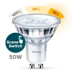 PHILIPS LED SPOTTILAMPPU SCENESWITCH 50W GU10 355L 2200-2500