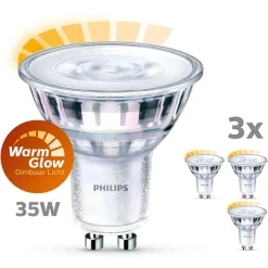 PHILIPS LED SPOTTILAMPPU 35W GU10 HIMMENNETTÄVÄ 3KPL 230L 2200-