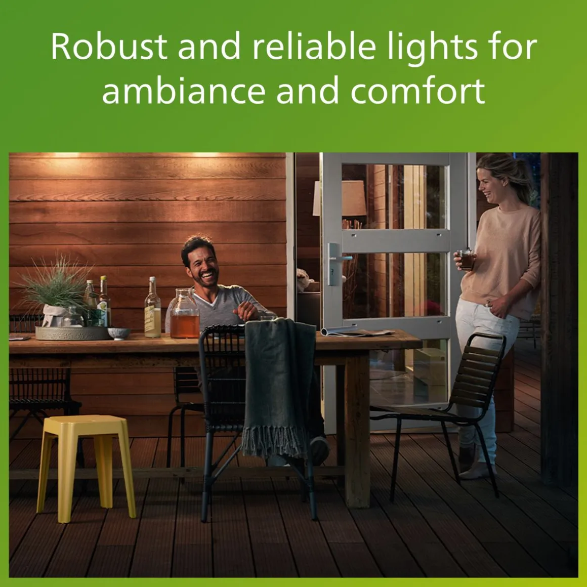 PHILIPS MIRTH ULKOSEINÄVALAISIN MAX 25W E27 MUSTA