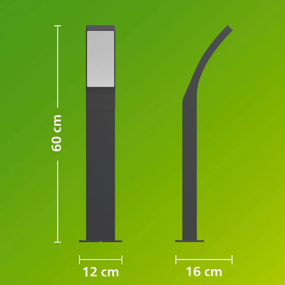 PHILIPS SPLAY ULTRA EFFICIENT ULKOVALAISIN 4,3W ANTRASIITTI