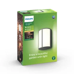 PHILIPS STOCK ULKOSEINÄVALAISIN ANTRASIITTI 6W 230V IP44 ALUMII