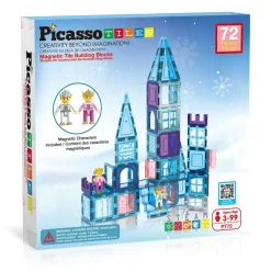 PICASSOTILES MAGNETIC ICE WINTER THEME SET W 2CHARACTERS 72 PCS
