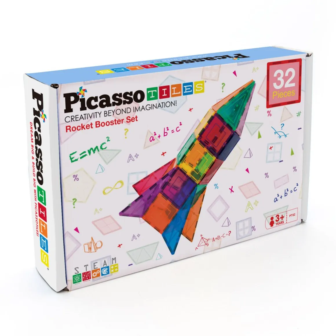 PICASSO TILES 32PC ROCKET BOOSTER MAGNETIC