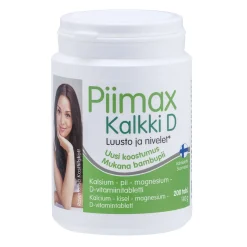 PIIMAX KALKKI D TABLETTI  200 KPL