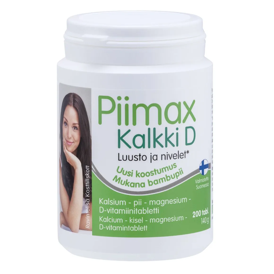 PIIMAX KALKKI D TABLETTI 200 KPL