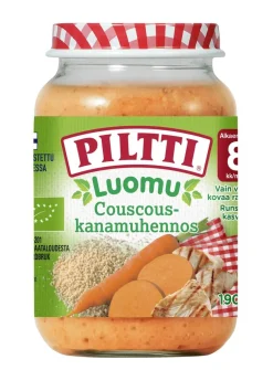 PILTTI COUSCOUS-KANAMUHENNOS LUOMU LASTENATERIA 8KK 190 G