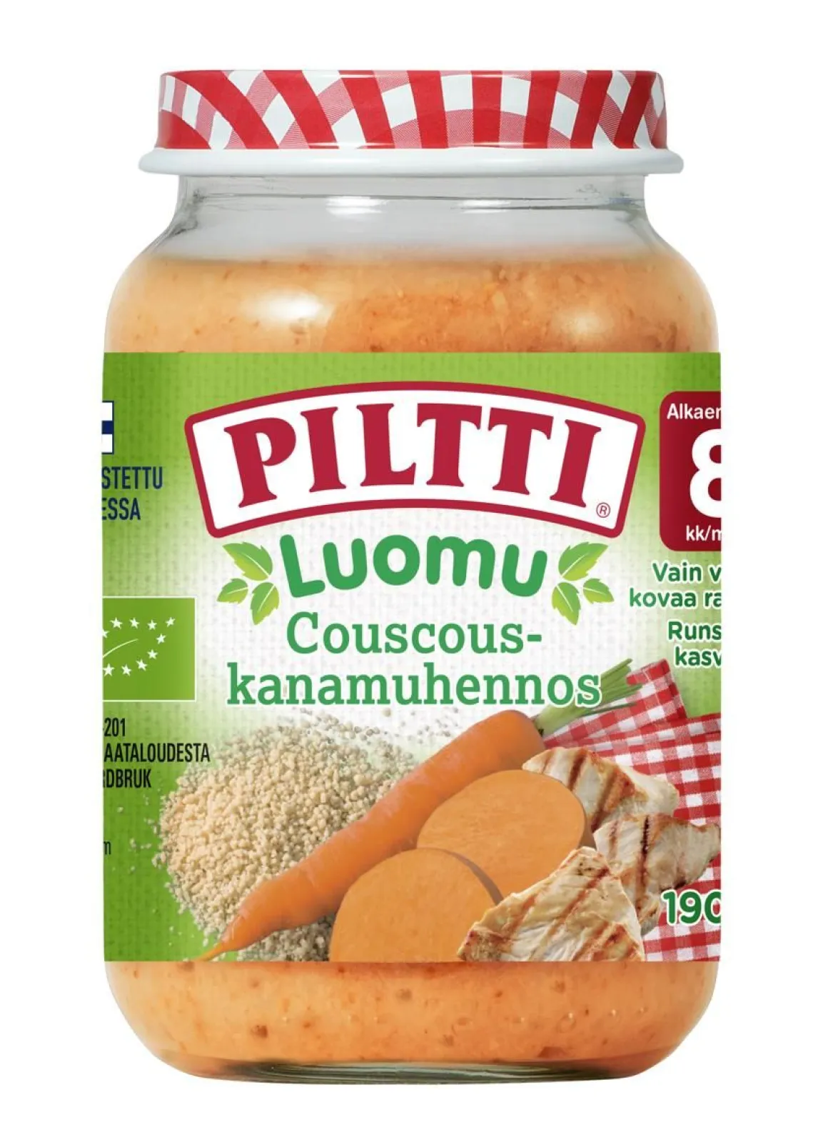 PILTTI COUSCOUS-KANAMUHENNOS LUOMU LASTENATERIA 8KK 190 G