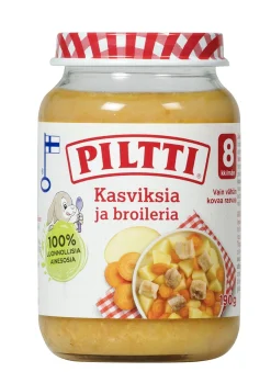 PILTTI KASVIKSIA JA BROILERIA 8KK 190 G