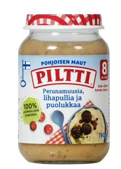 PILTTI POHJOISEN MAUT PERUNAMUUSIA LIHAPULLIA JA PUOLUKKAA 8KK 190 G