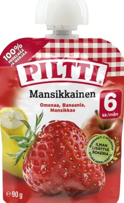 PILTTI MANSIKKAINEN JUOTAVA VÄLIPALA 90 G