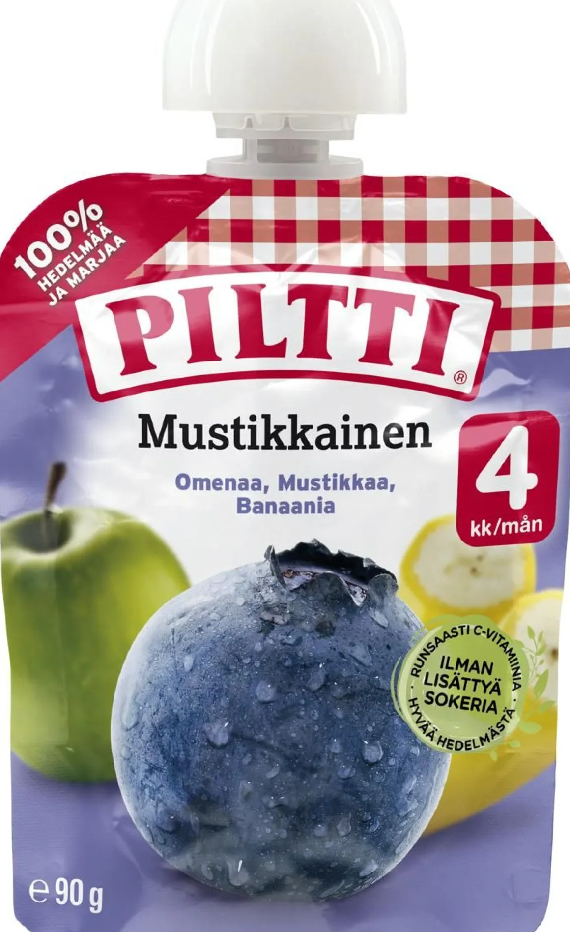 PILTTI MUSTIKKAINEN JUOTAVA VÄLIPALA 90 G