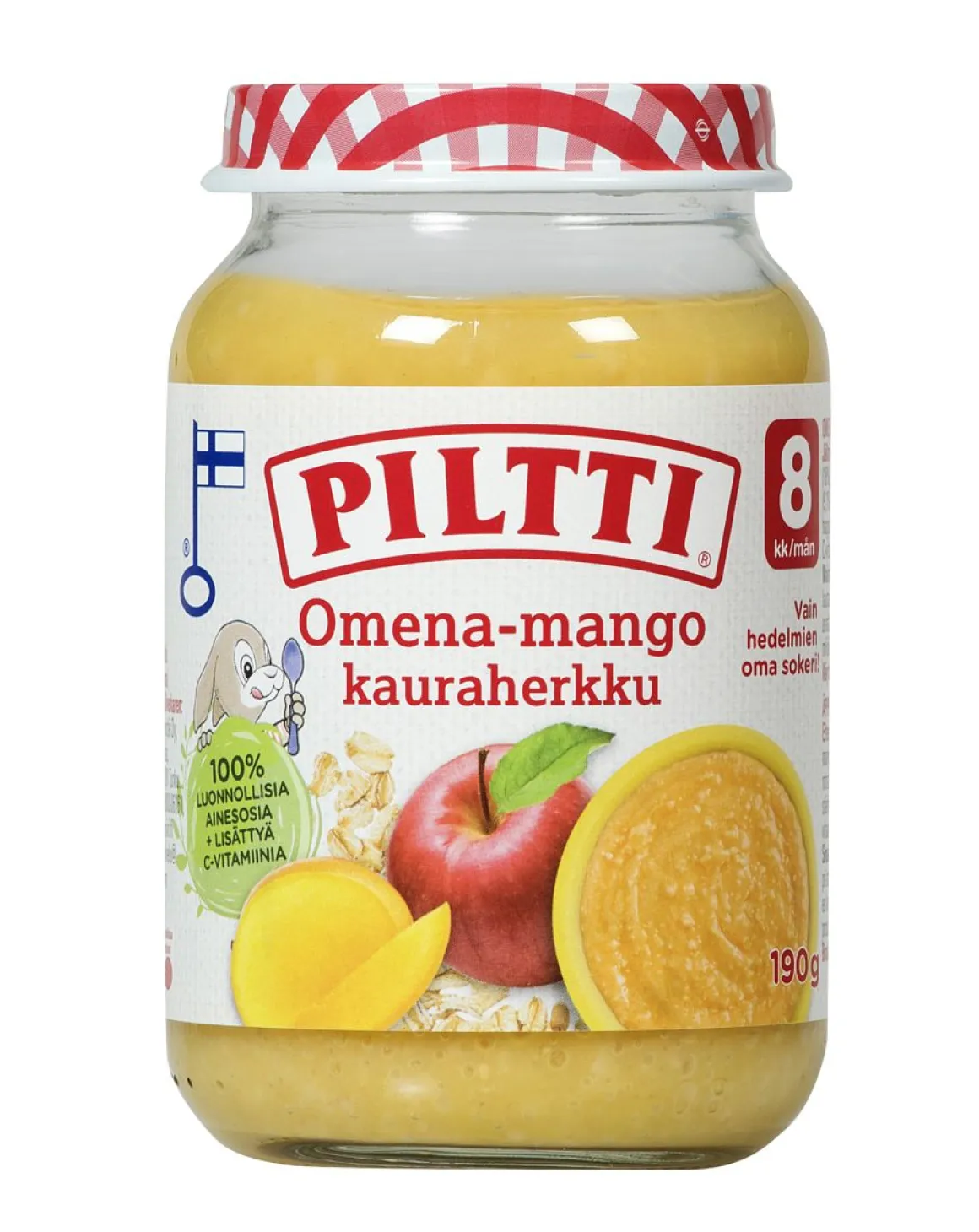PILTTI OMENA-MANGO-KAURAHERKKU 8KK 190 G