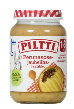 PILTTI PERUNASOSEJAUHELIHALAATIKKO 1-3V 190 G
