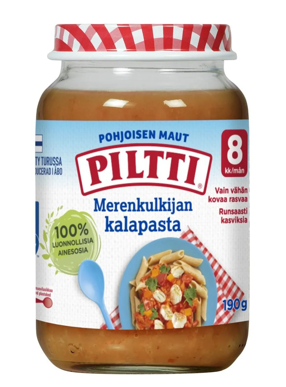 PILTTI POHJOISEN MAUT MERENKULKIJAN KALAPASTA 8KK 190 G