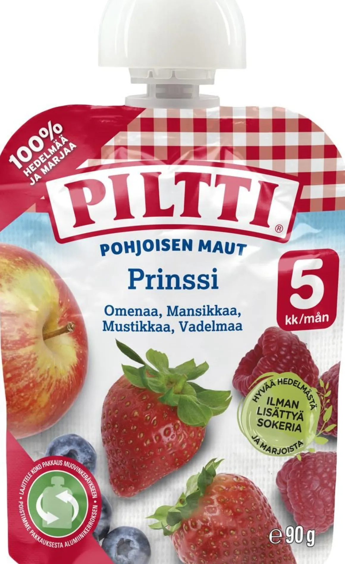 PILTTI POHJOISEN MAUT PRINSSI 5KK ANNOSPUSSI 90 G
