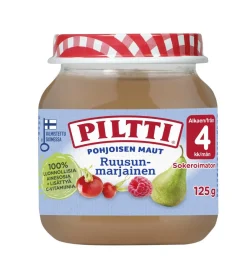 PILTTI POHJOISEN MAUT RUUSUNMARJAINEN 4KK 125 G