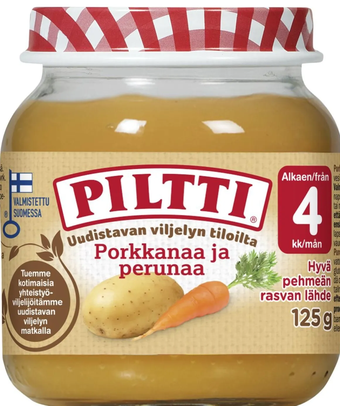 PILTTI PORKKANAA JA PERUNAA 4KK 125 G