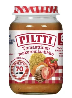 PILTTI TOMAATTINEN MAKARONILAATIKKO LASTENATERIA 8KK 1