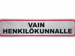 PISLA TARRA "VAIN HENKILÖKUNNALLE"